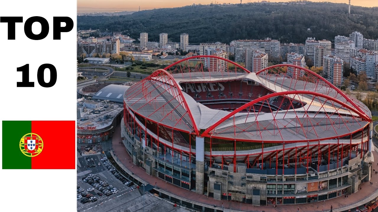 Top 10 Biggest Football Stadiums in Portugal 🇵🇹🇵🇹⚽⚽