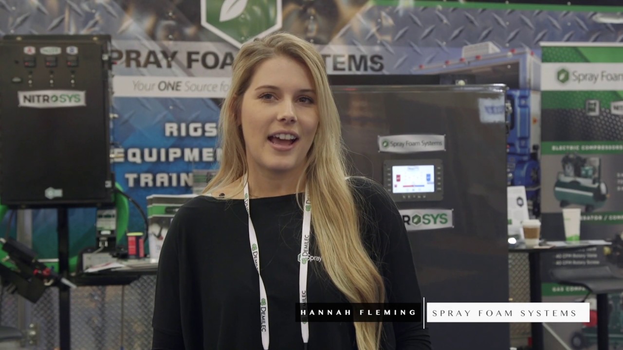 Spray Foam Systems - SPFA Trade Show 2020 - Nitrosys HVLP - Next Generation Spray Foam Equipment
