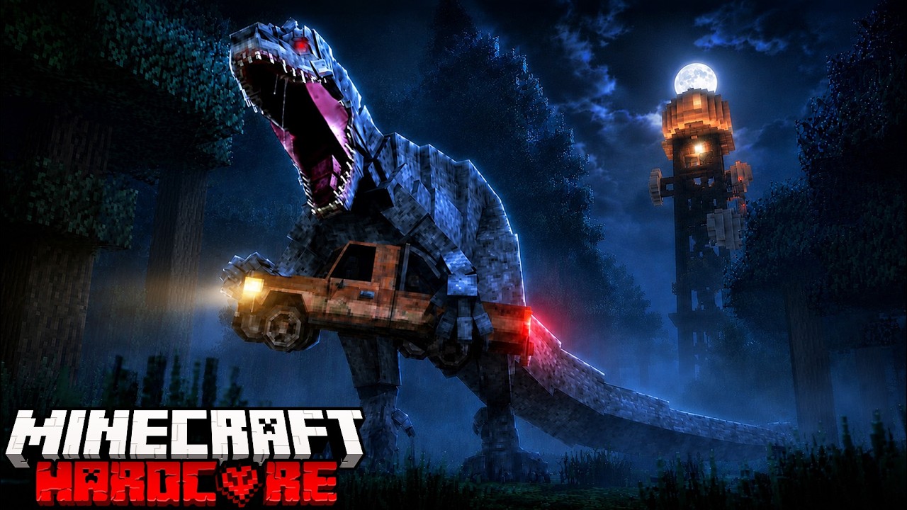 We Found Something Terrifying on This Island.. Minecraft's Indominus Rex
