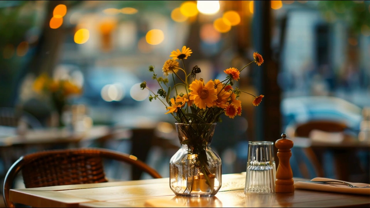Restaurant Intimate Evening Dining 🕯️ Smooth Jazz & Bossa Nova for Fine Dining Experiences