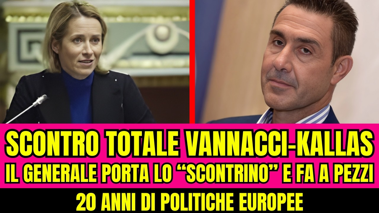Vannacci umilia Kaia Kallas davanti a tutti e gela Bruxelles