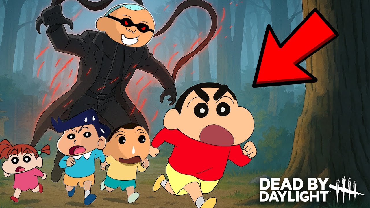 Killer Masao Trying To Kill Shinchan And His Friends In DBD 😱🔥 | Shinchan Playing Dead By Daylight 😂