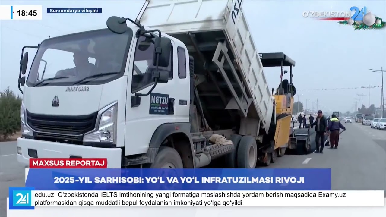 Surxondaryo viloyatida yo‘l infratuzilmasini rivojlantirish borasida amalga oshirilgan ishlar