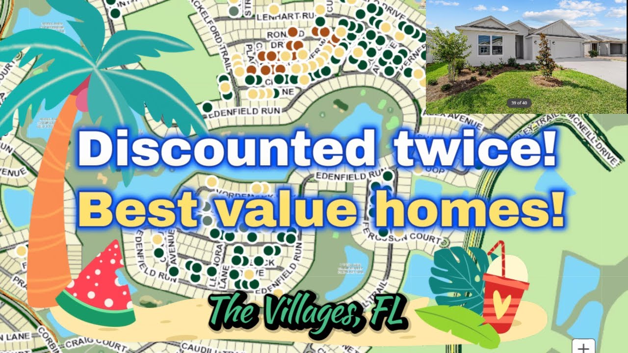 Best value homes! Discounted twice! The Villages, FL