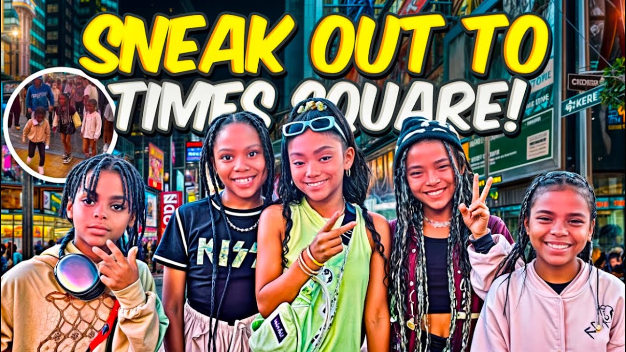 Kids SNEAK out to get STURDY and SEE Lani in Times Square! What happens next is SHOCKING!
