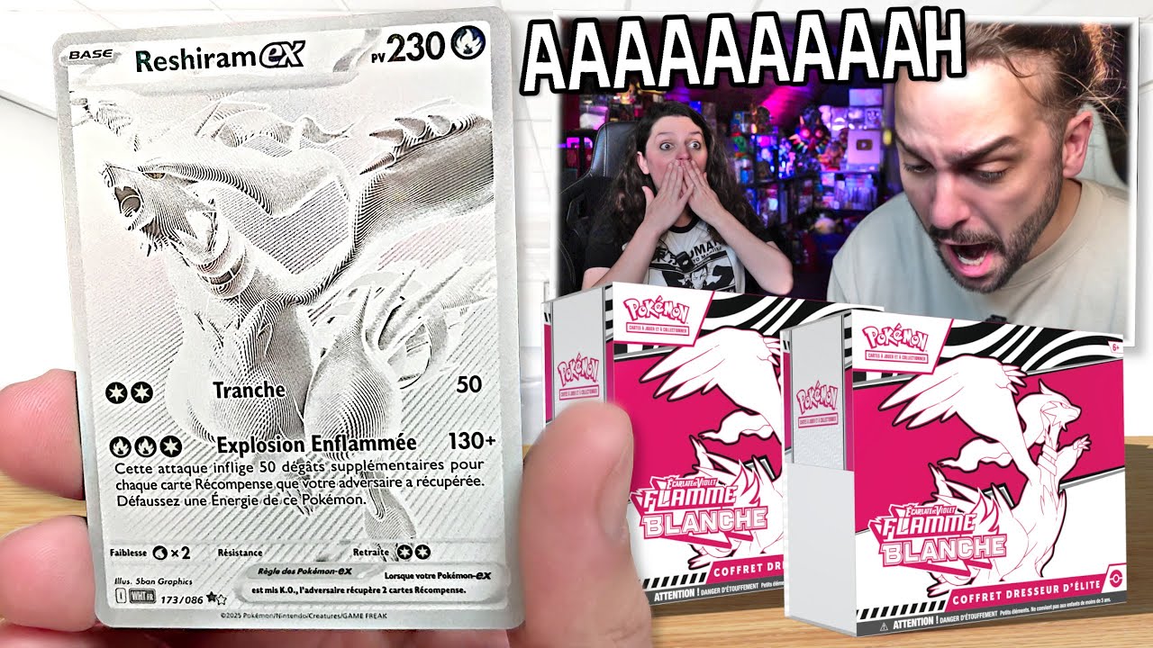 On PACK la CARTE POKÉMON la plus RARE ! ( Reshiram BWR Noir Blanc Rare )