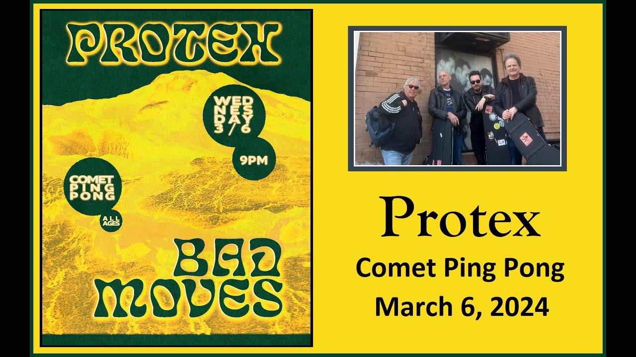 Protex - Live at Comet Ping Pong in Washington, DC! - March 6, 2024 **Complete Set**