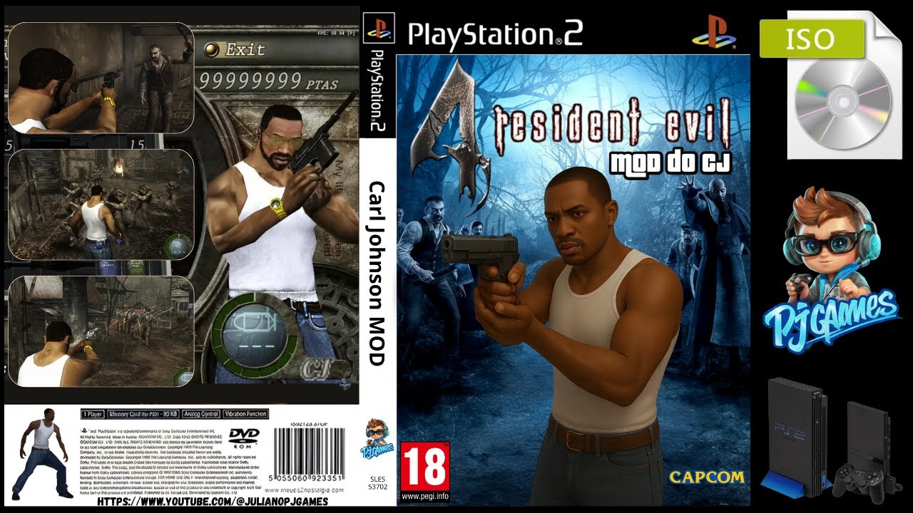 Resident Evil 4 MOD CJ do GTA (PS2/ISO)