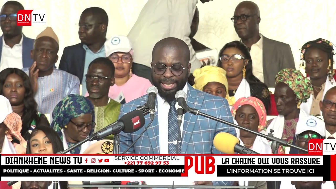 Thiès cérémonie d'inauguration du marché au poisson, les différents allocution