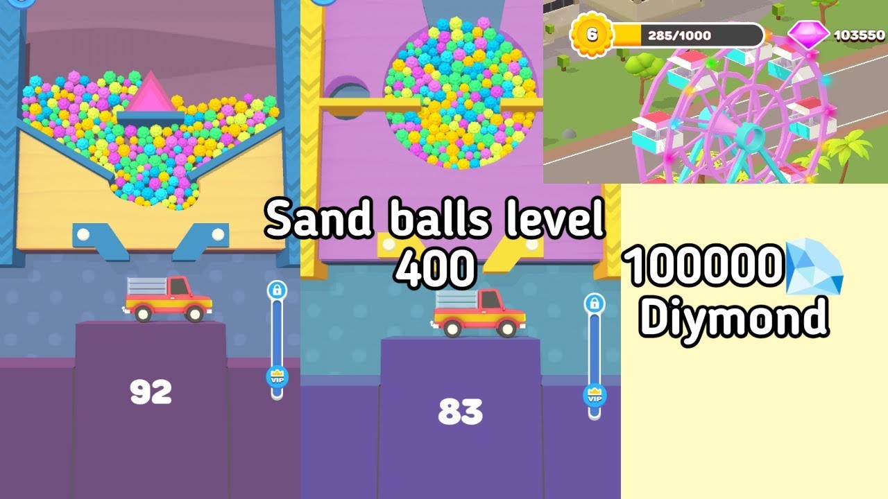 Sand balls level 400|reached 100000 Diymond|Sand City Game|SayGames