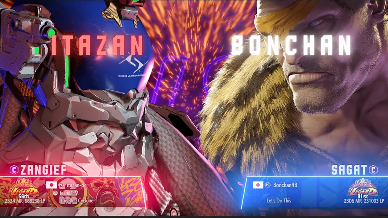 🎮 SF6 ▰ ITAZAN (ZANGIEF) vs BONCHAN (SAGAT) ▰ High Level🔥