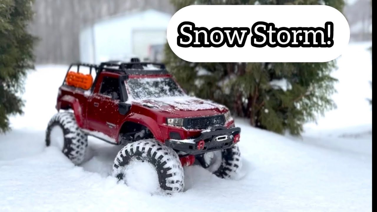 Traxxas TRX4 Sport High Trail VS Snow! 