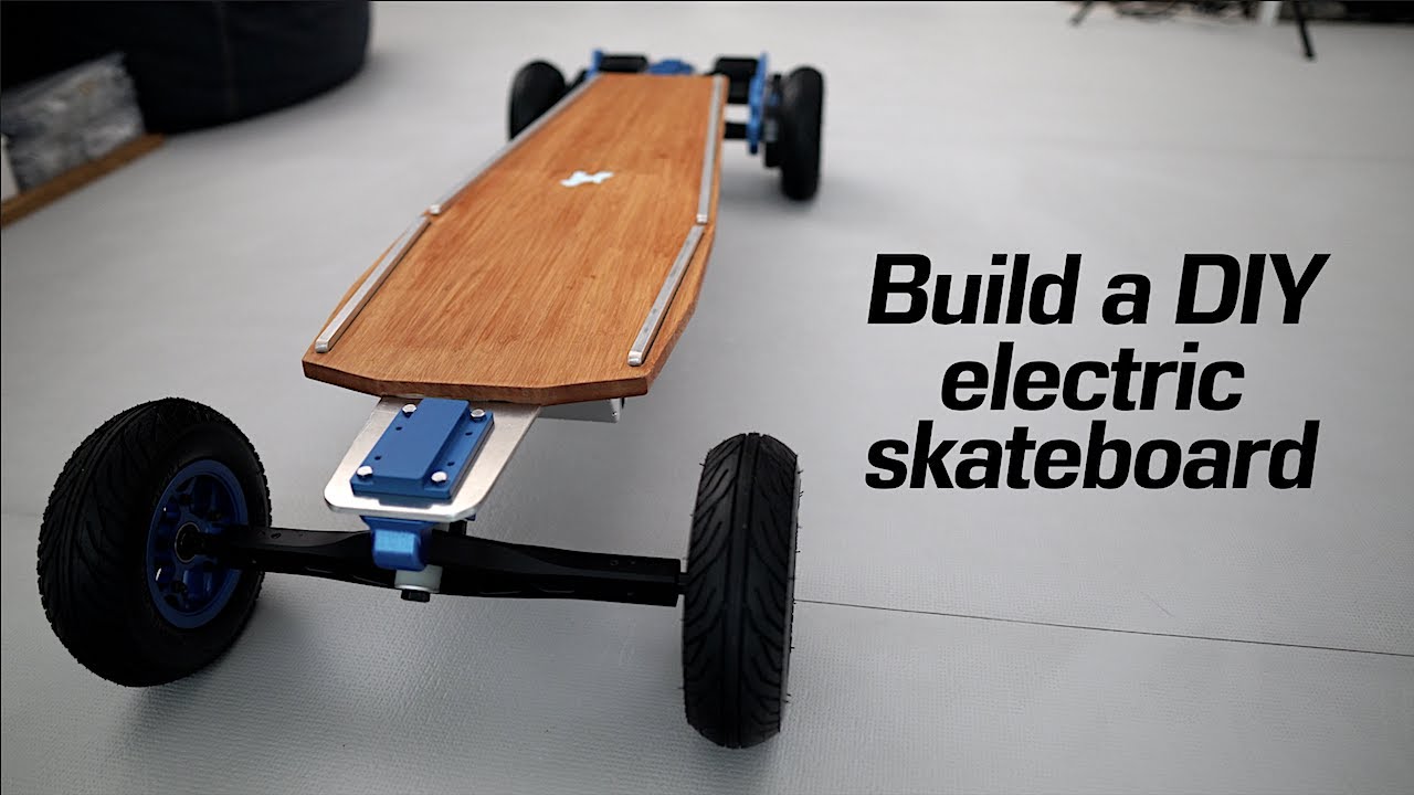 #156 Build a DIY electric skateboard / finally finished it - With new Flipsky's parts