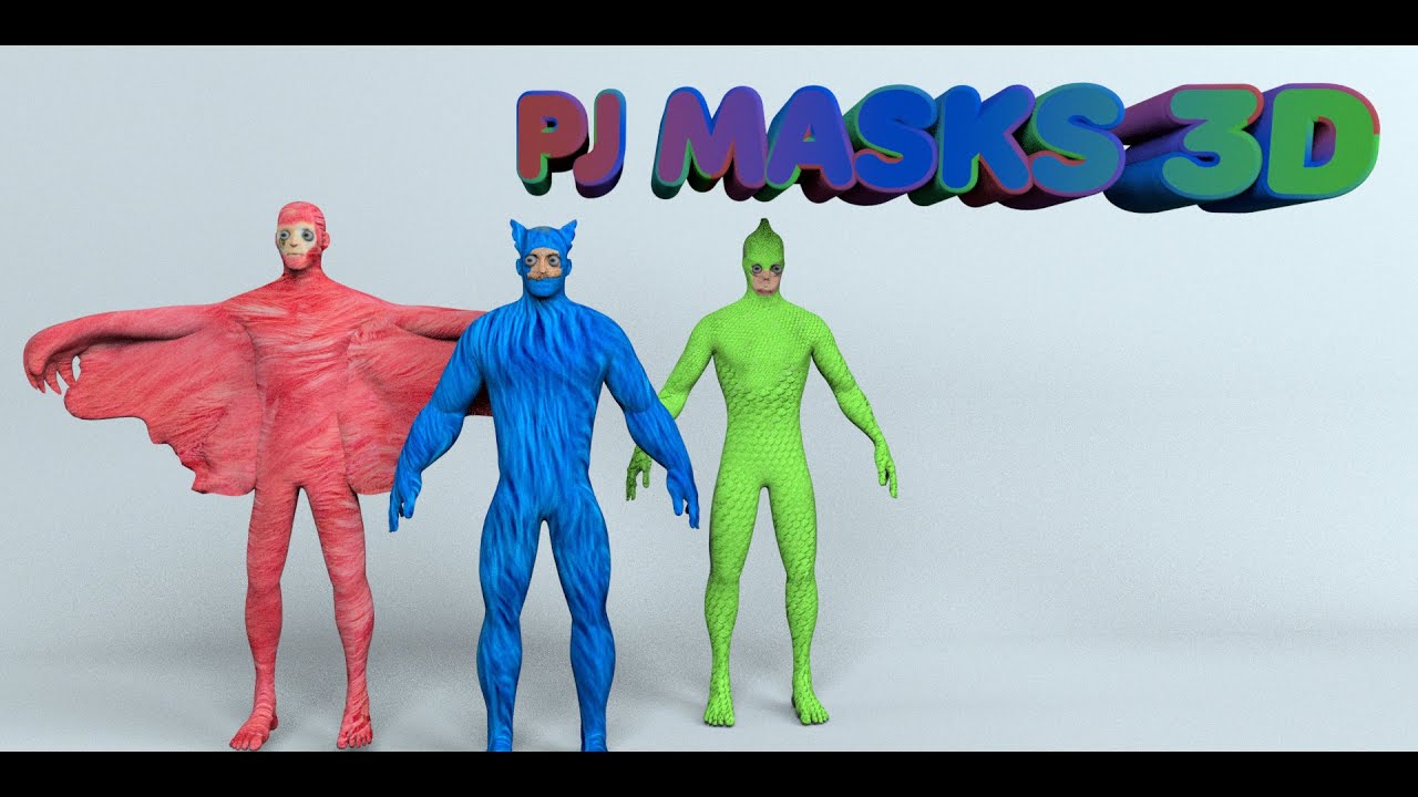 Самодельные вступления: Герои в масках 3D
