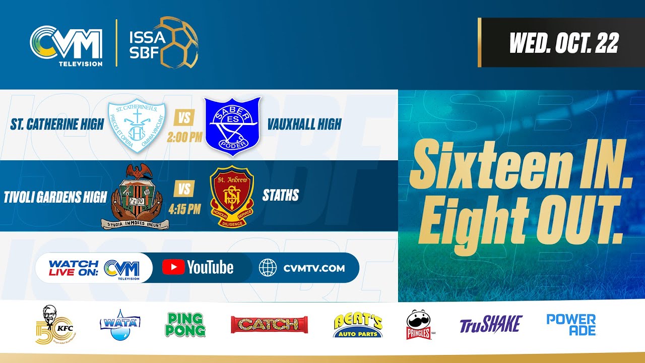 St. Catherine High vs Vauxhall High + Tivoli Gardens High vs STATHS  | #ISSA Football 2025