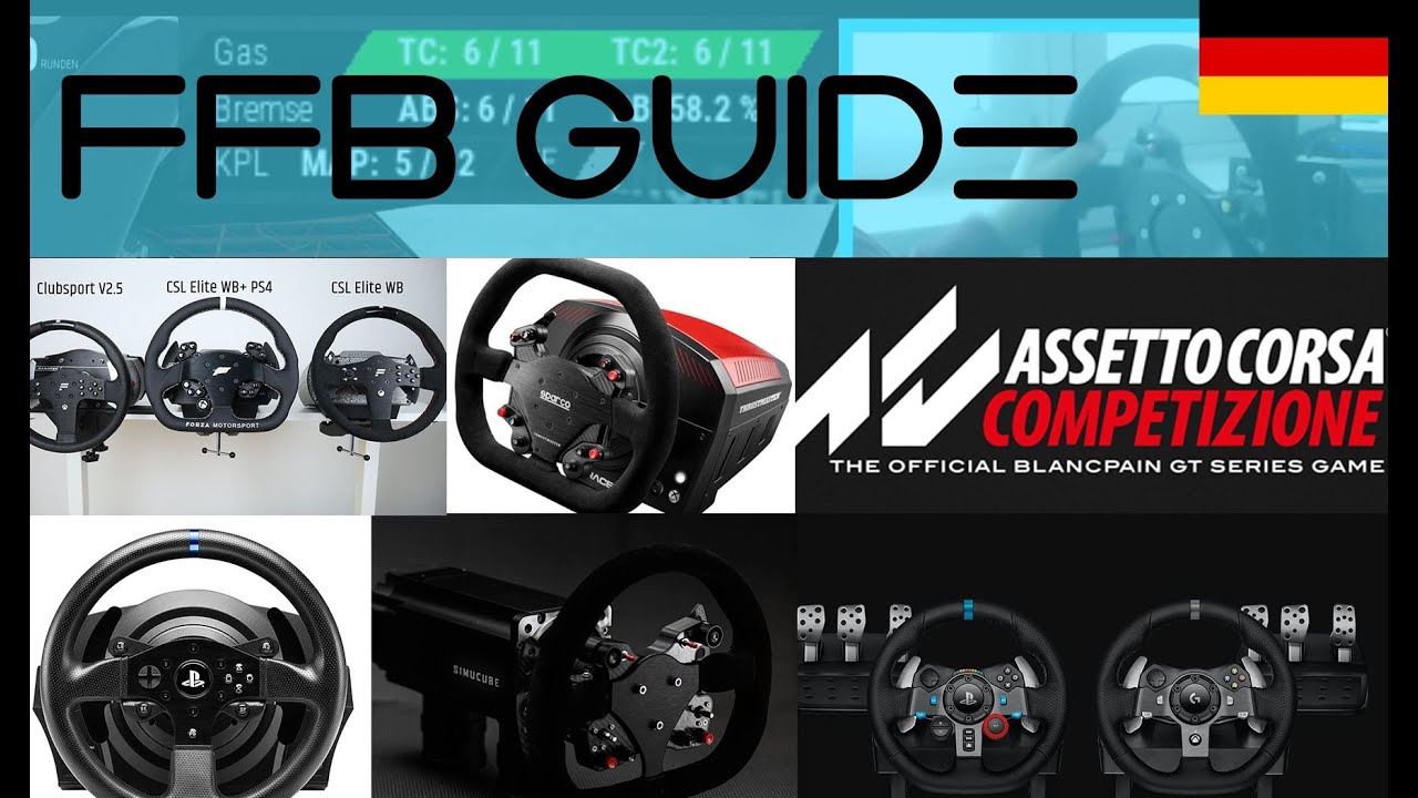 Der Force Feedback Guide für ACC (für alle Lenkradklassen) | DE | SimRacing