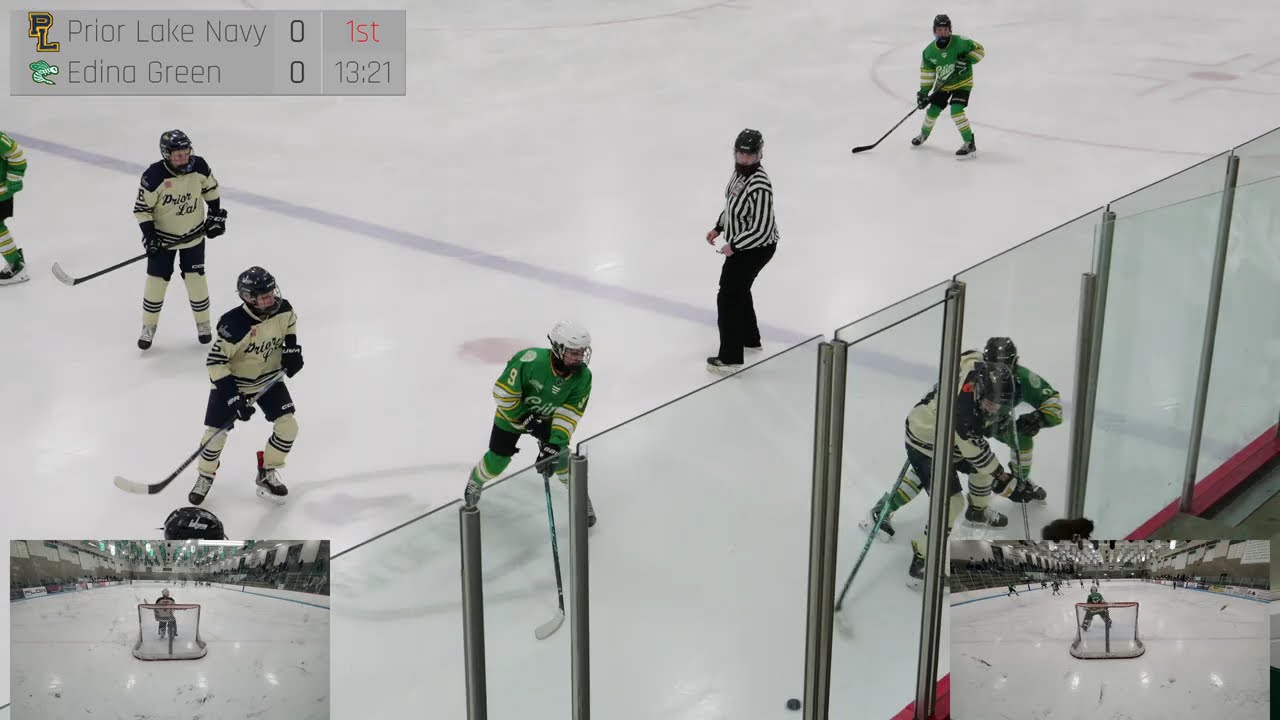 Combined - Prior Lake Bantam B2 Hockey - D6 Playoffs 2 - Prior Lake Navy vs Edina Green