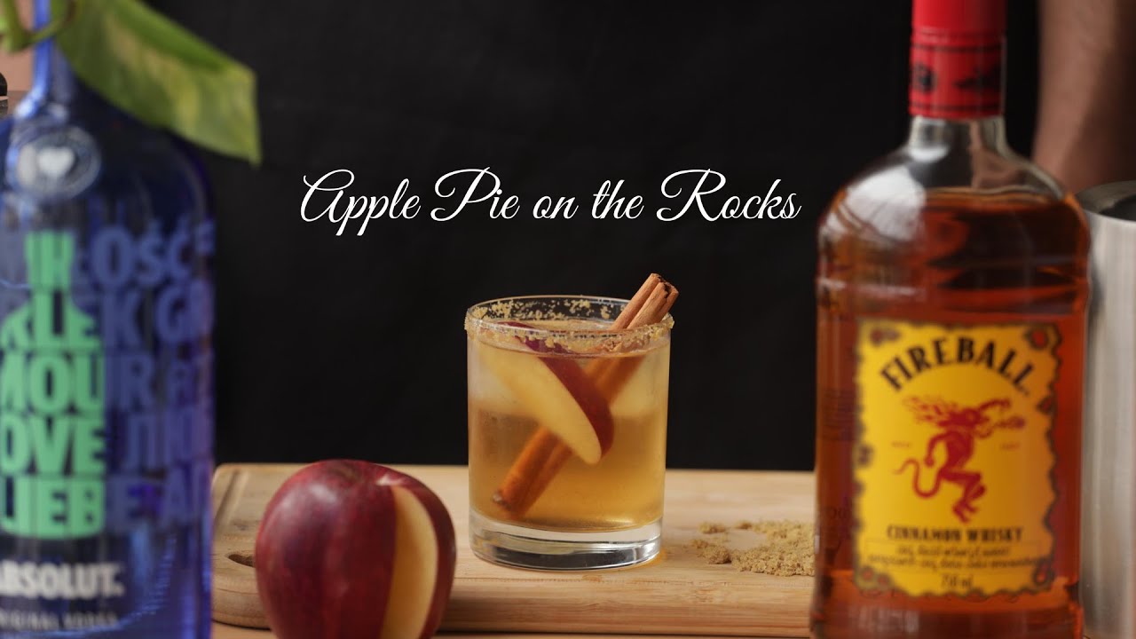 Apple Pie on the Rocks || Fireball Cinnamon Whisky || Vodka