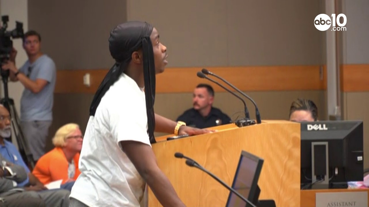 Brother of Stephon Clark, Stevante Clark speaks at Sacramento City council meeting