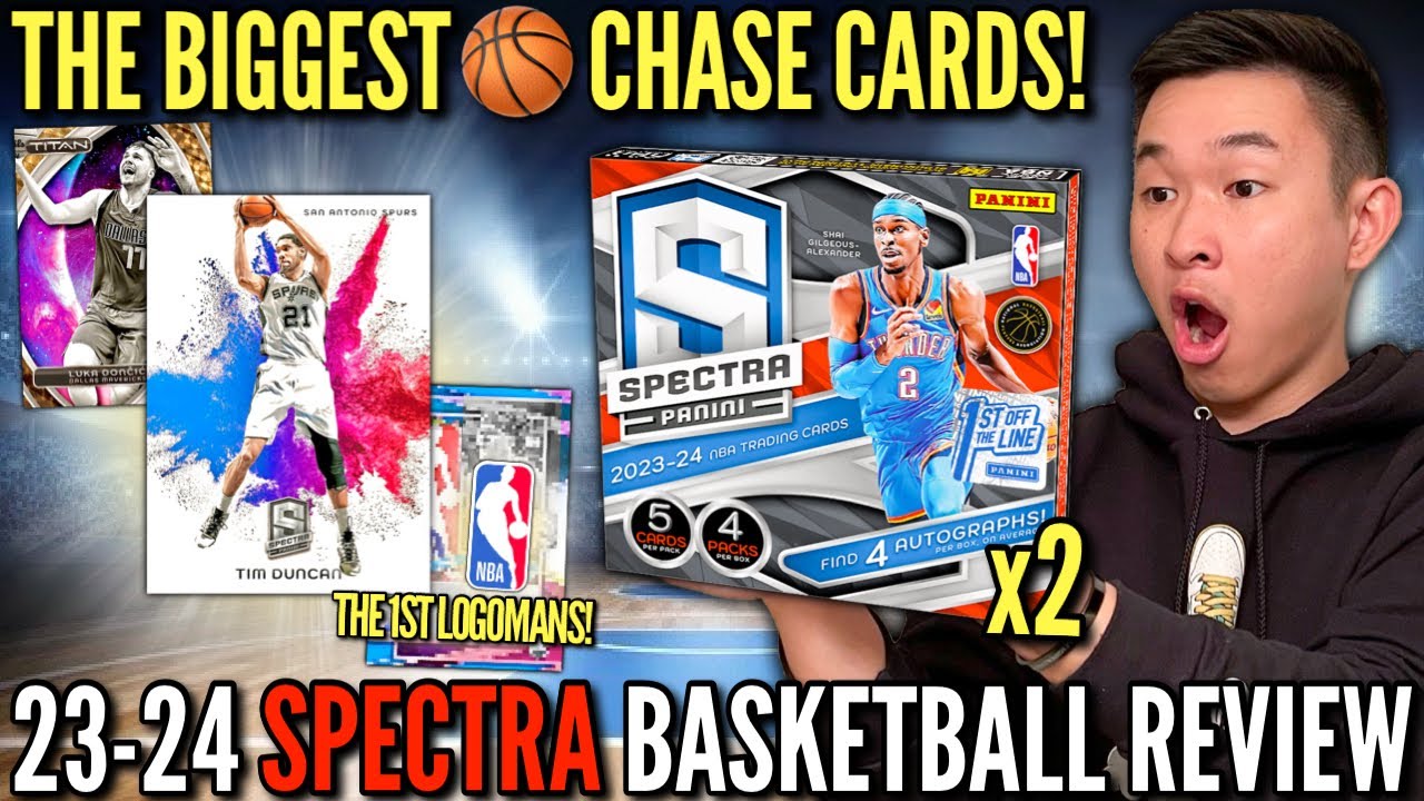 THE RAREST CARDS IN BASKETBALL ($1,500 PER BOX)! 😱🔥 2023-24 Panini Spectra 🏀 FOTL Hobby Review x2