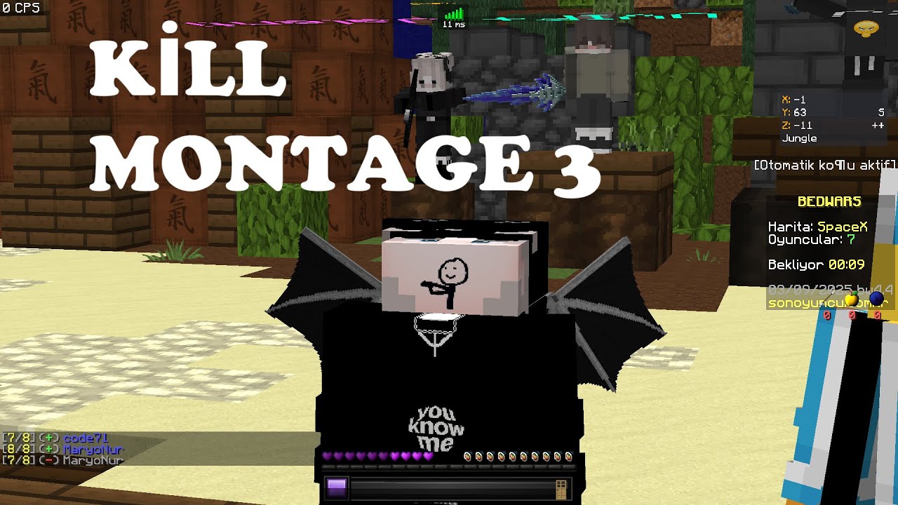 SONOYUNCU BEDWARS JALENTİ KİLL MONTAGE 3.