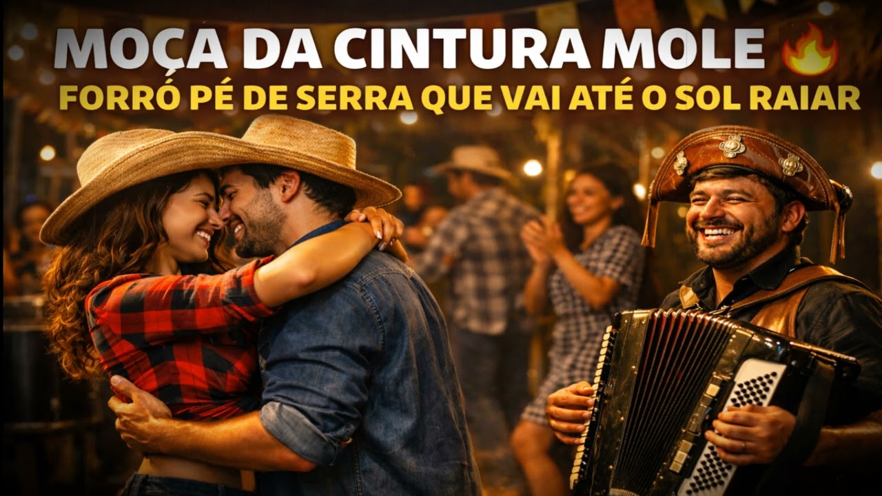 MOÇA DA CINTURA MOLE 🔥 Forró Pé de Serra que Vai Até o Sol Raiar