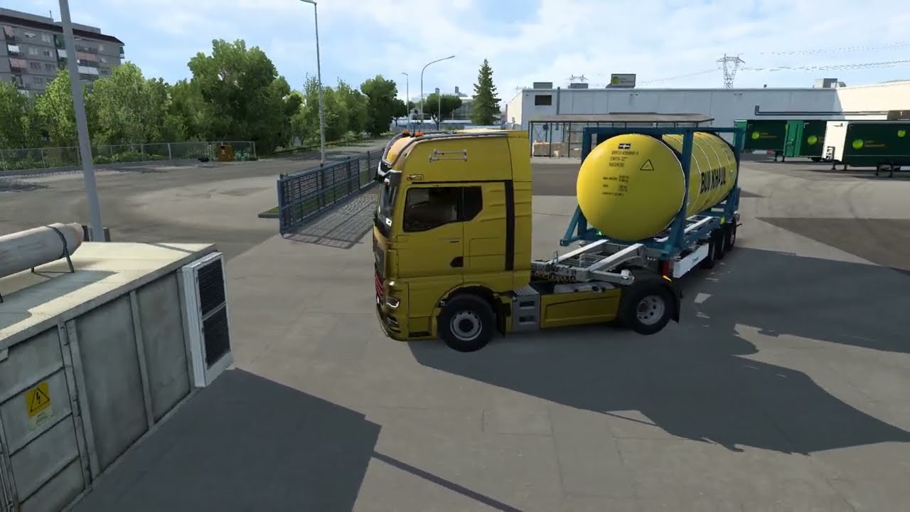 Euro Truck Simulator 2 / 1.47 MAN TGX 640 توصيل حمولة على شاحنة المان الجديدة