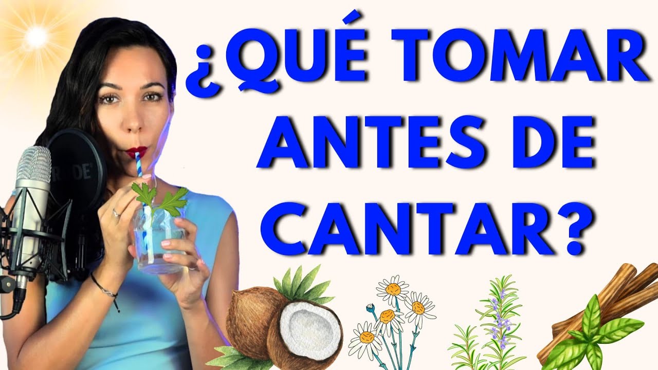 ¿Qué BEBER para cantar MEJOR?. Natalia Bliss Clases de CANTO