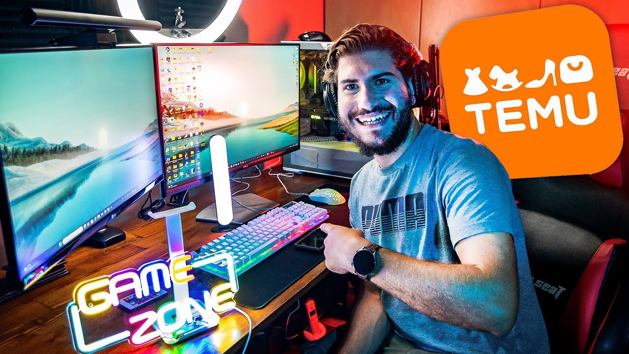 Έφτιαξα Gaming Setup από το TEMU 🔥! | UnboxSerious