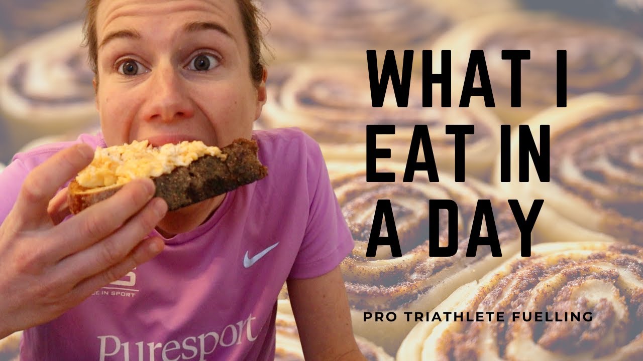 What I eat in a day // Honest PRO TRIATHLETE fuelling // How I fuel a hard day of triathlon training