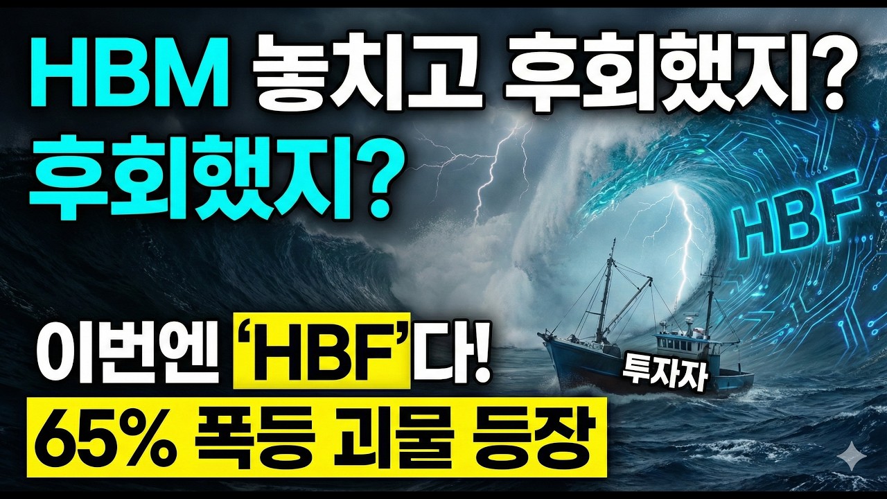 HBF가 뭔데?  낸드 65% 폭등시킨 괴물  텐배거 나올 밸류체인 총정리