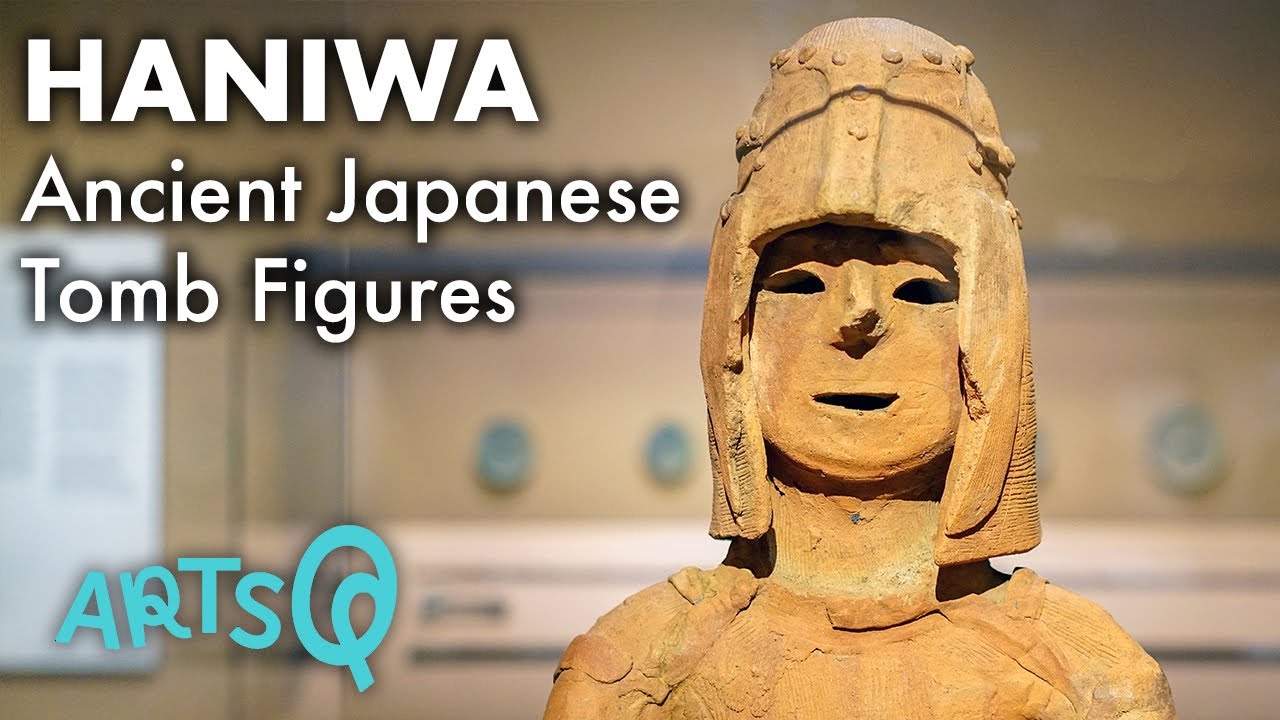 Ancient Japanese haniwa tomb figures
