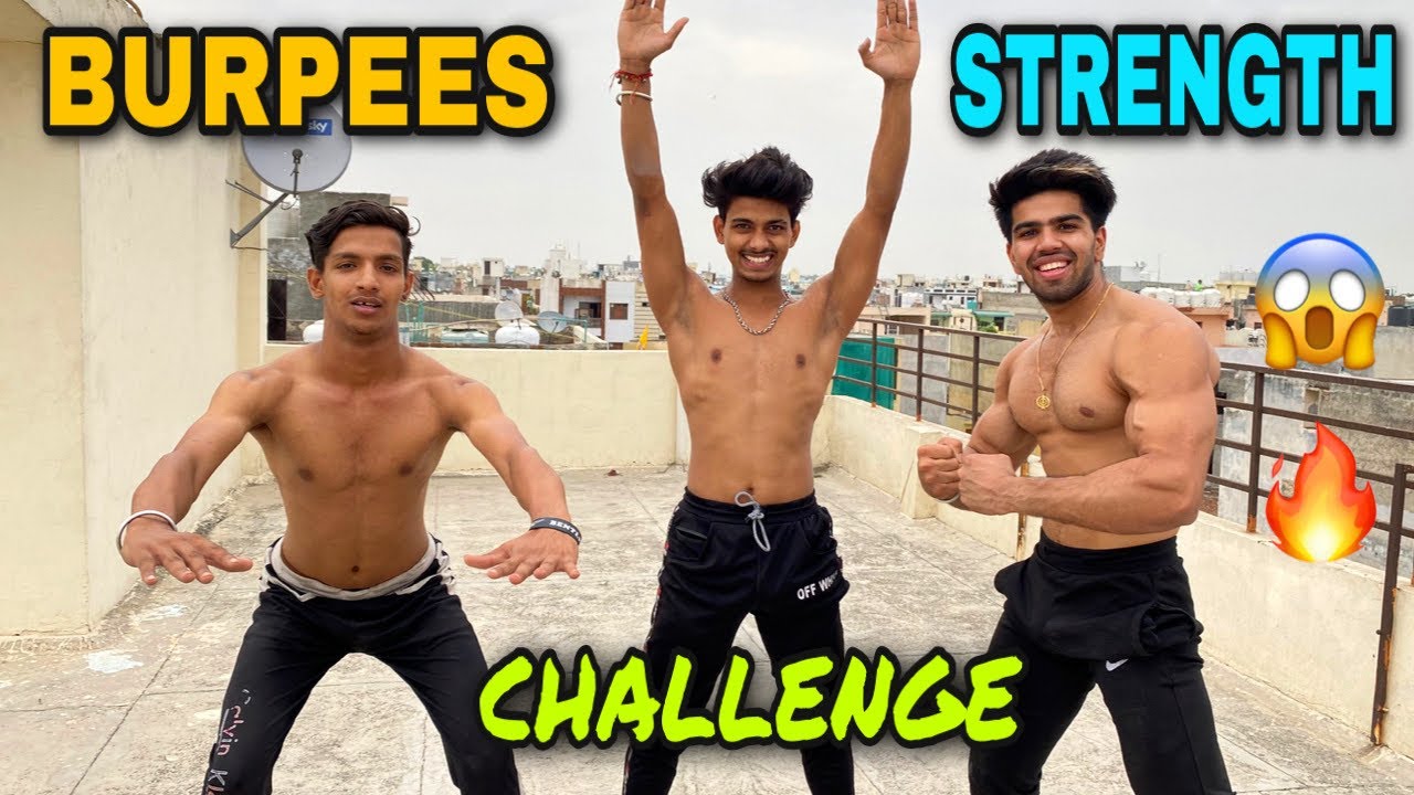 BURPEES STRENGTH CHALLENGE AT HOME | KISME HAI JUNOON😱?