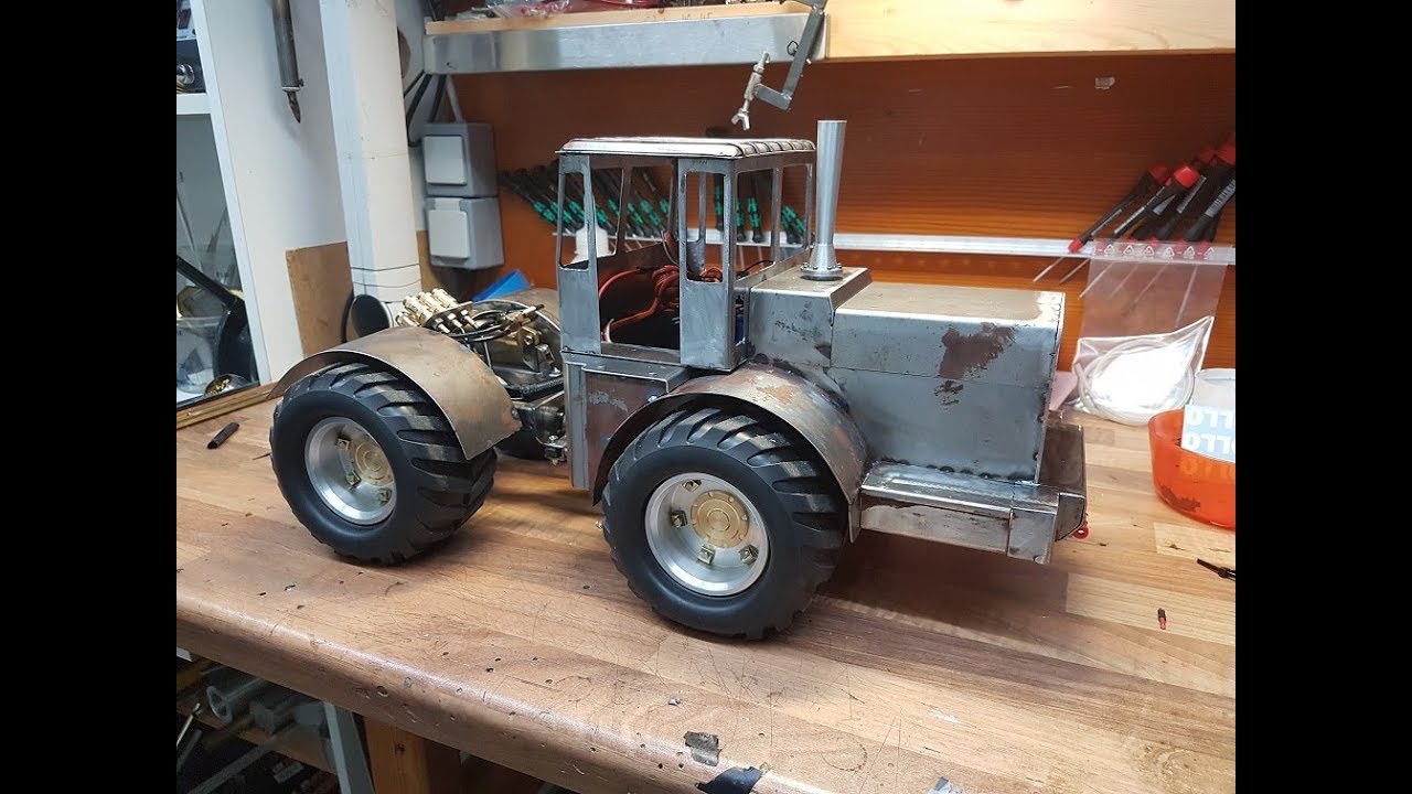 RC STEEL MACHINE FULL HYDRAULIC  /Umbau K700 Kirovets 4x4 Modification