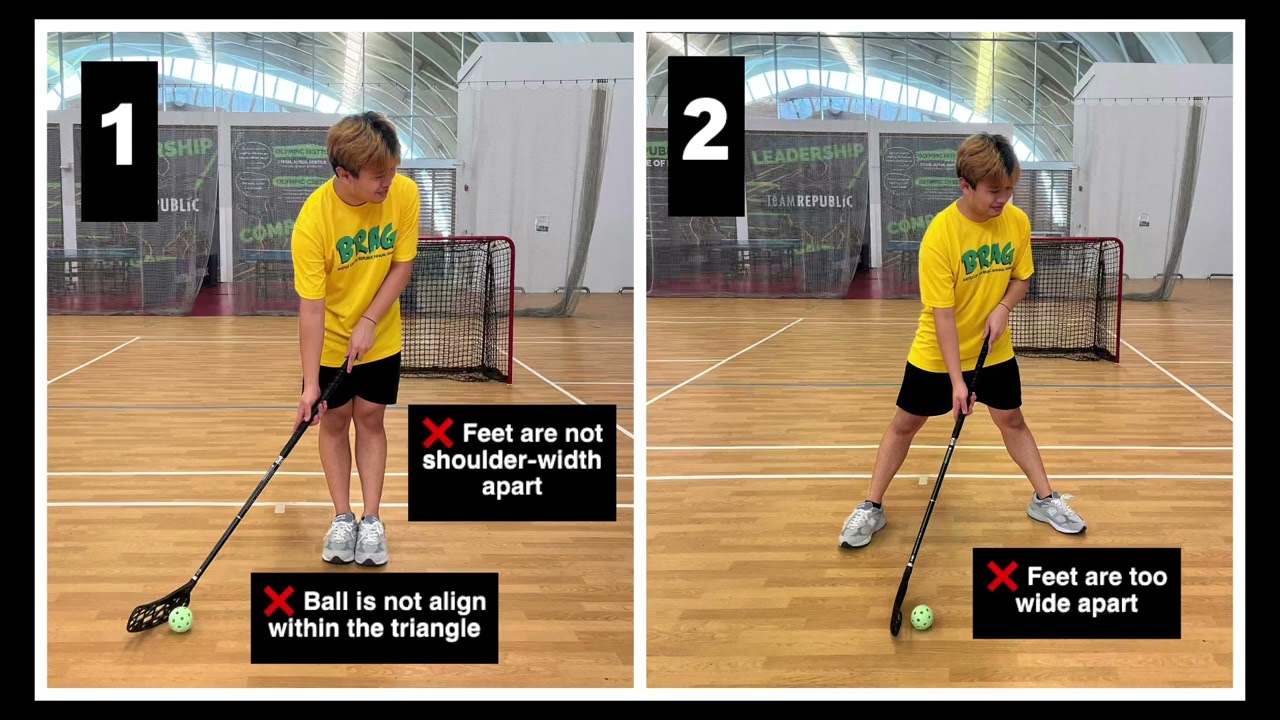 Floorball Wrist Shot by Ming Jie