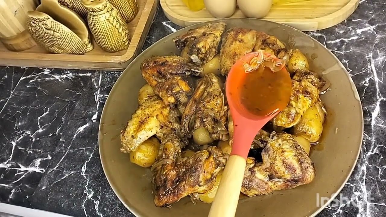 أجنحة الدجاج في الفرن 🤤سهرة عائلية 😍قصة تخليك تعرف قدرة ربي شعال كبيرة 😍😍
