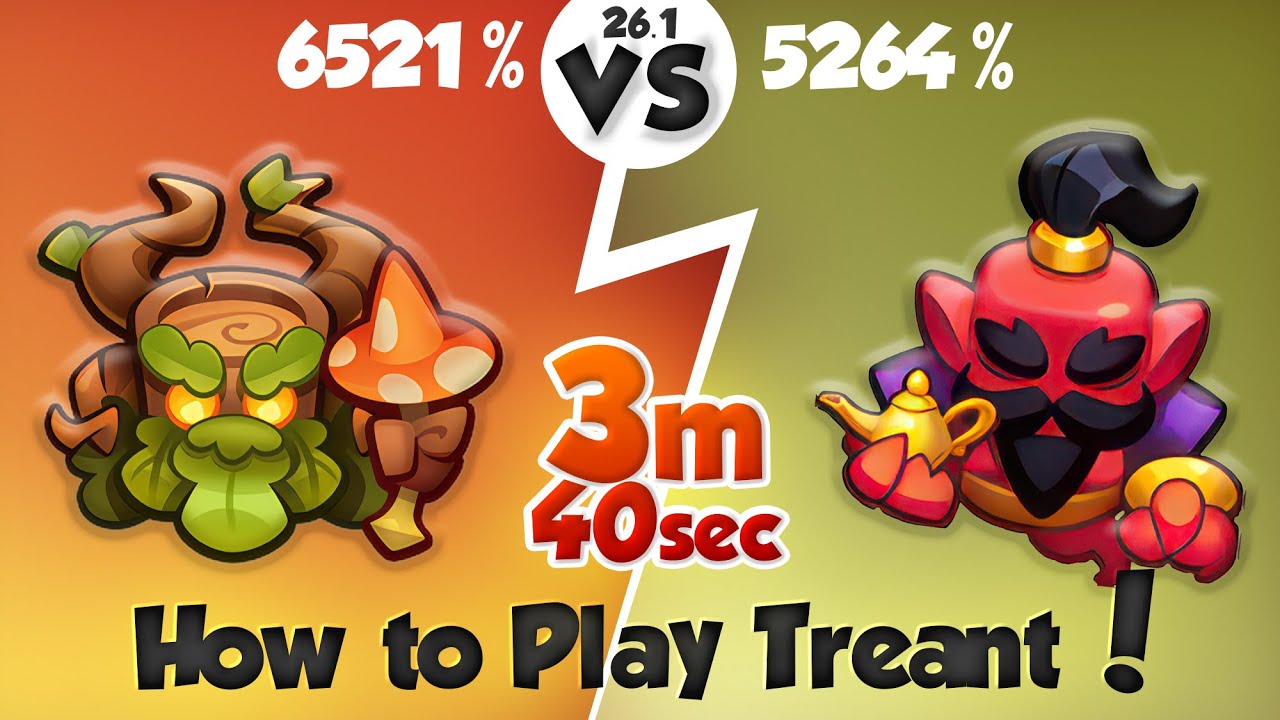 This is How to Play TREANT! Lvl 11 Treant Beat Max Genie | PVP Rush Royale