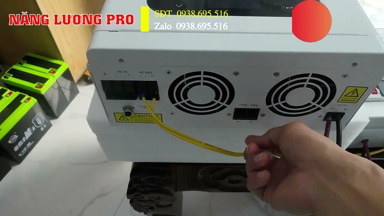 BIẾN TẦN SUOER 5KW CHẠY KHÔNG CẦN LƯU TRỮ NHƯ THẾ NÀO ??