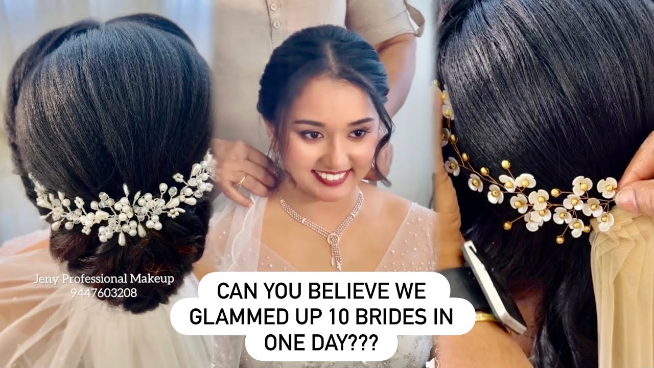 10 സുന്ദരിമാരെ ഒരേദിവസം ഒരുക്കിയപ്പോൾ!!! REal bridal story...