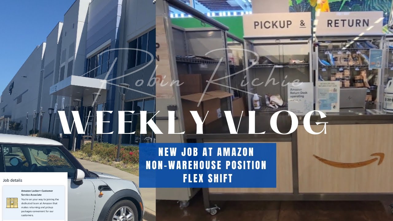 First Day at a New Job- Amazon + Whole Foods flexible shift (mini vlog)