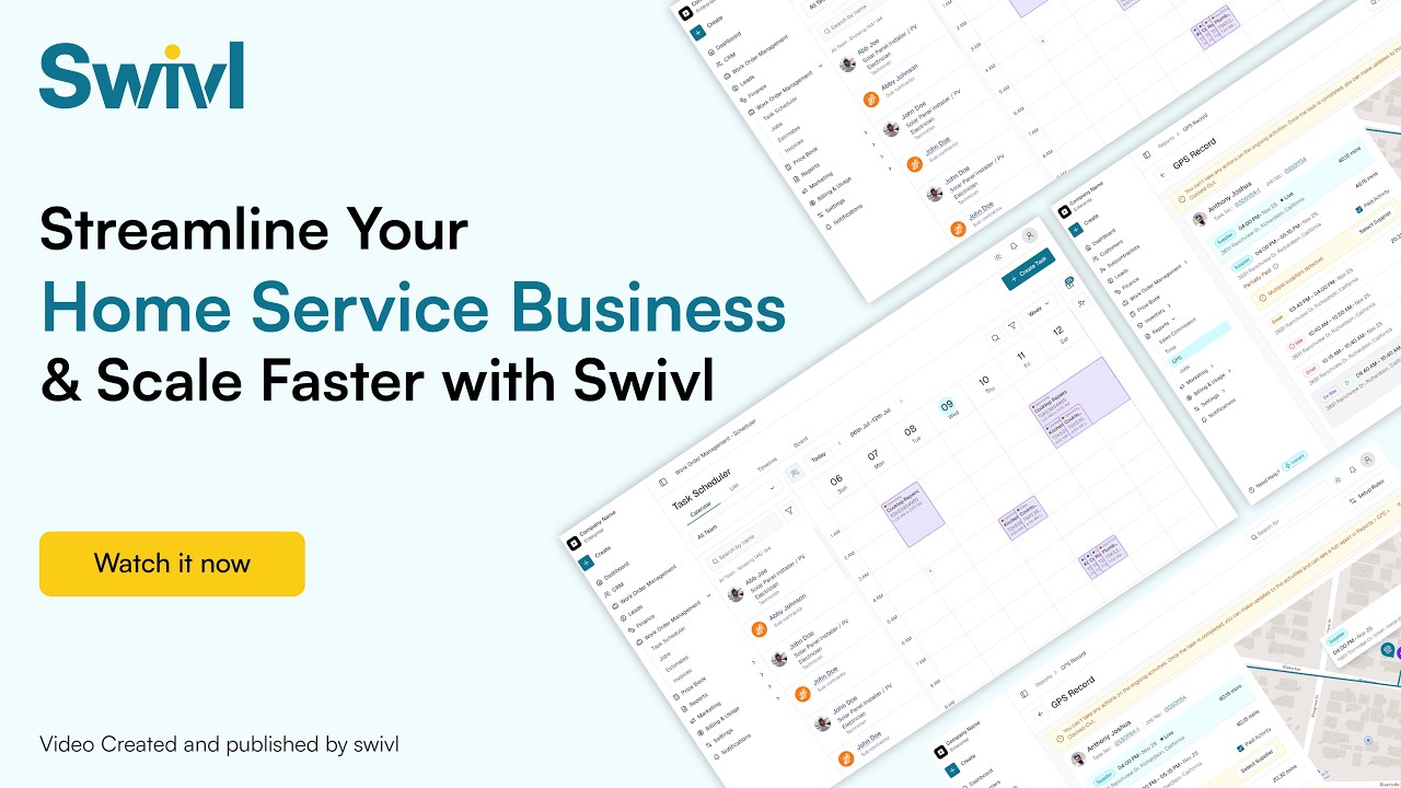 AI Home Service Software to Run & Scale Your Business | Swivl
