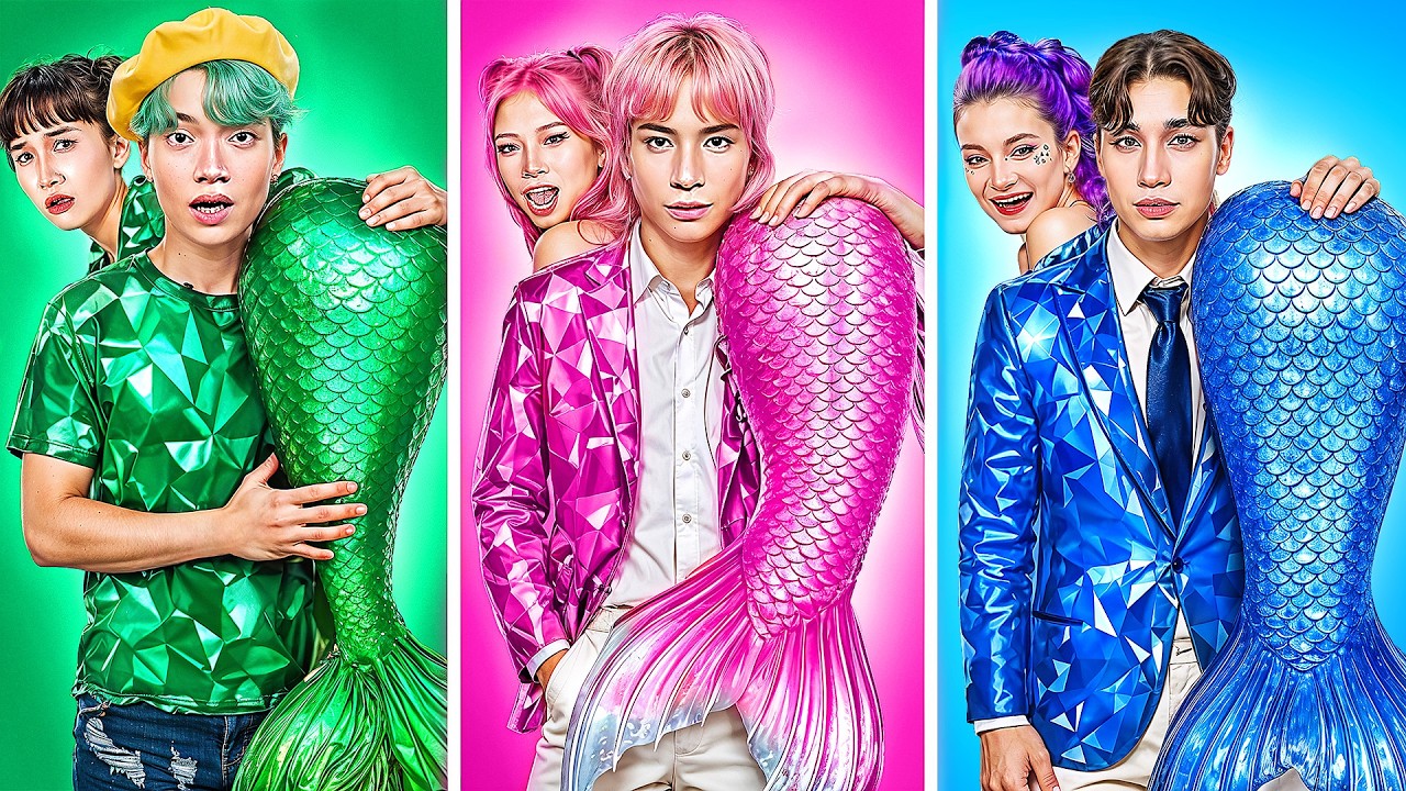 K-pop Demon Hunters: Богатая пара против бедной пары! Huntrix против Saja: Битва парней за любовь!