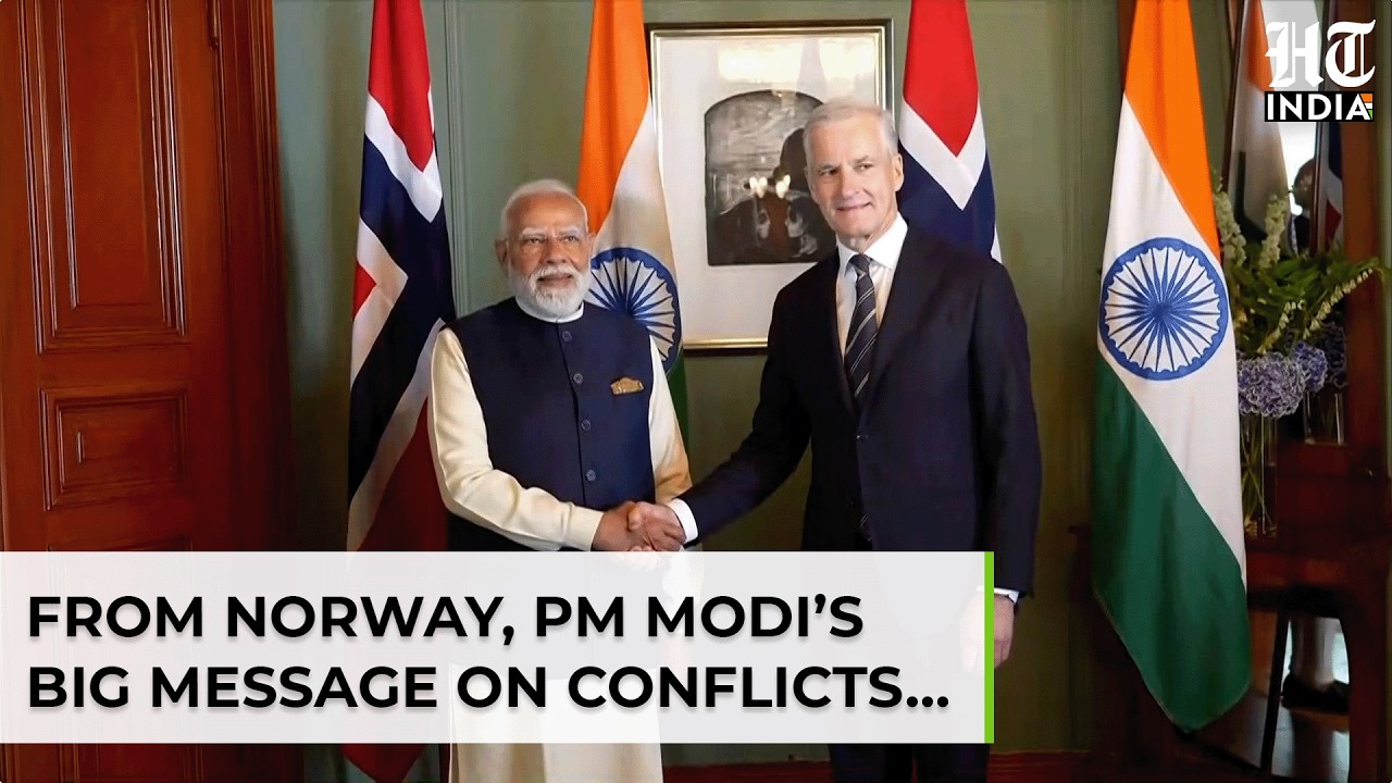 PM Modi Meets Norwegian Counterpart, Lauds India-Norway Ties & Sends Strong Message On Conflicts