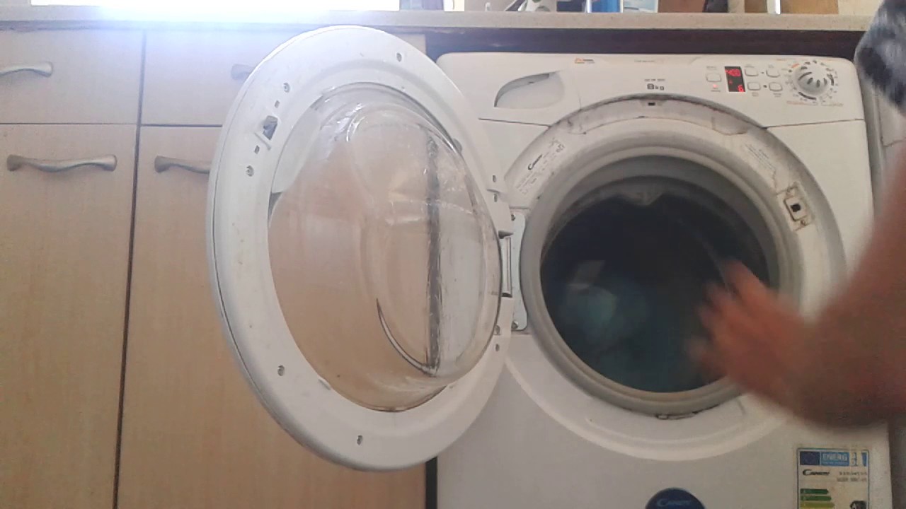 Candy godf800, me chucking in wet towel whilst spinning