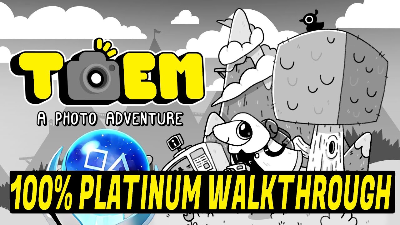 TOEM 100% Platinum Walkthrough | Trophy & Achievement Guide - With Commentary