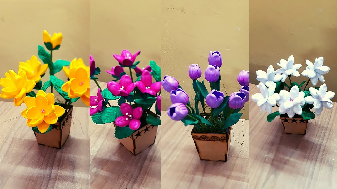 Ganhe dinheiro fazendo lembrancinhas  de eva para  dia das mães  flores diferentes o mesmo frisador