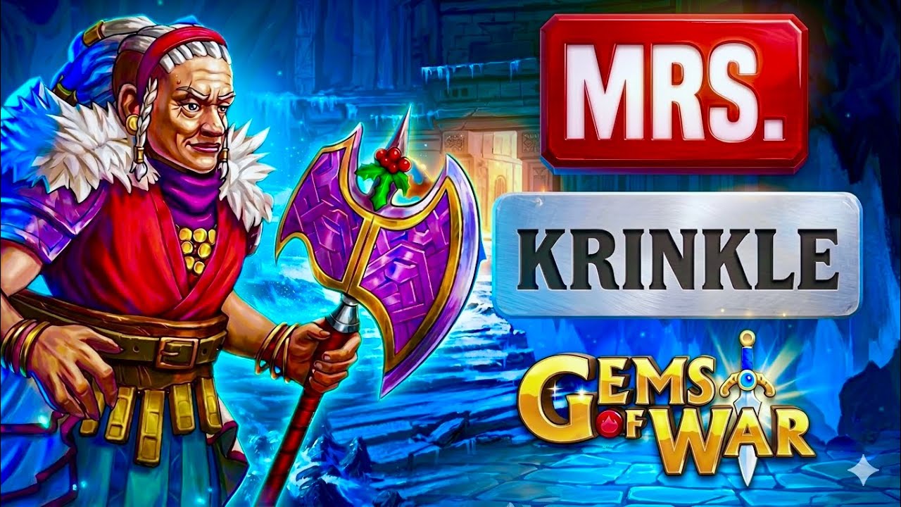 Лучшие команды для Миссис Кринкл в GEMS OF WAR | 3 потрясающие команды для Миссис Кринкл для иссл...