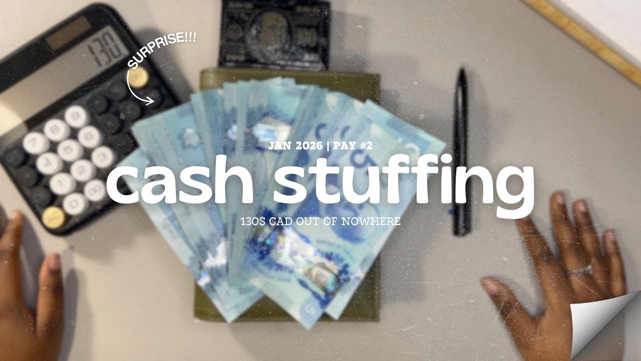 Finding Joy in the Unexpected | $130 CAD Surprise Cash Stuffing