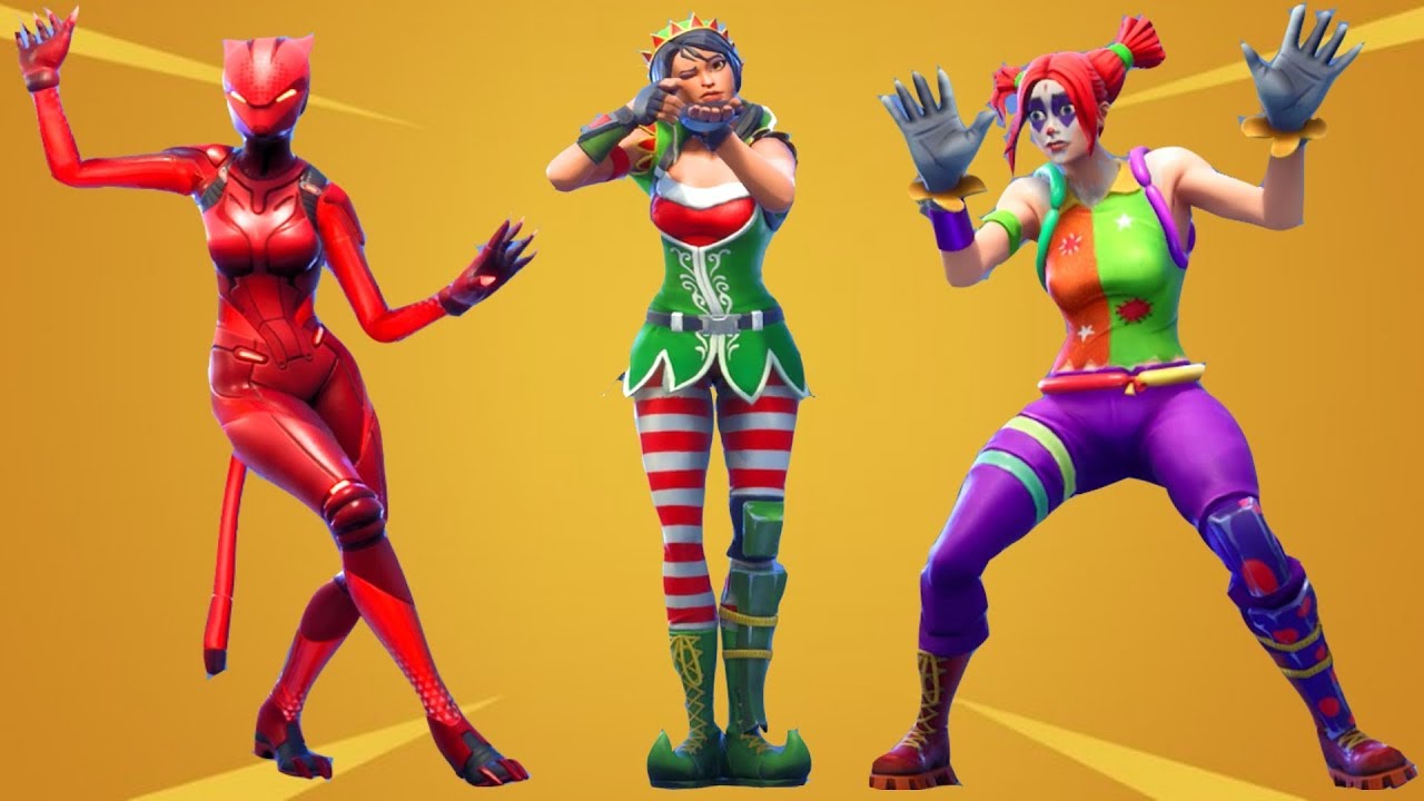 Fortnite All Dances Season 1-7 Updated to Take The Elf