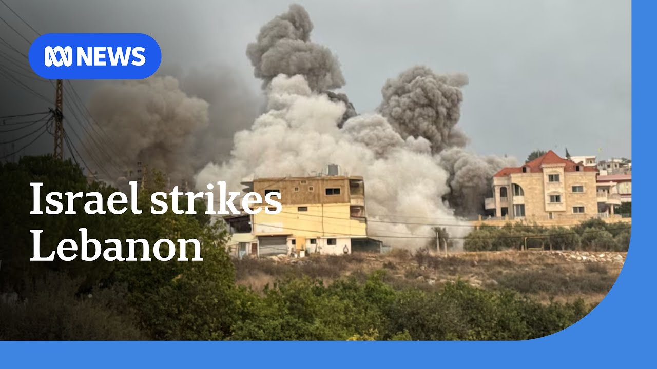 Israel launches airstrikes on south Lebanon targeting Hezbollah | ABC NEWS